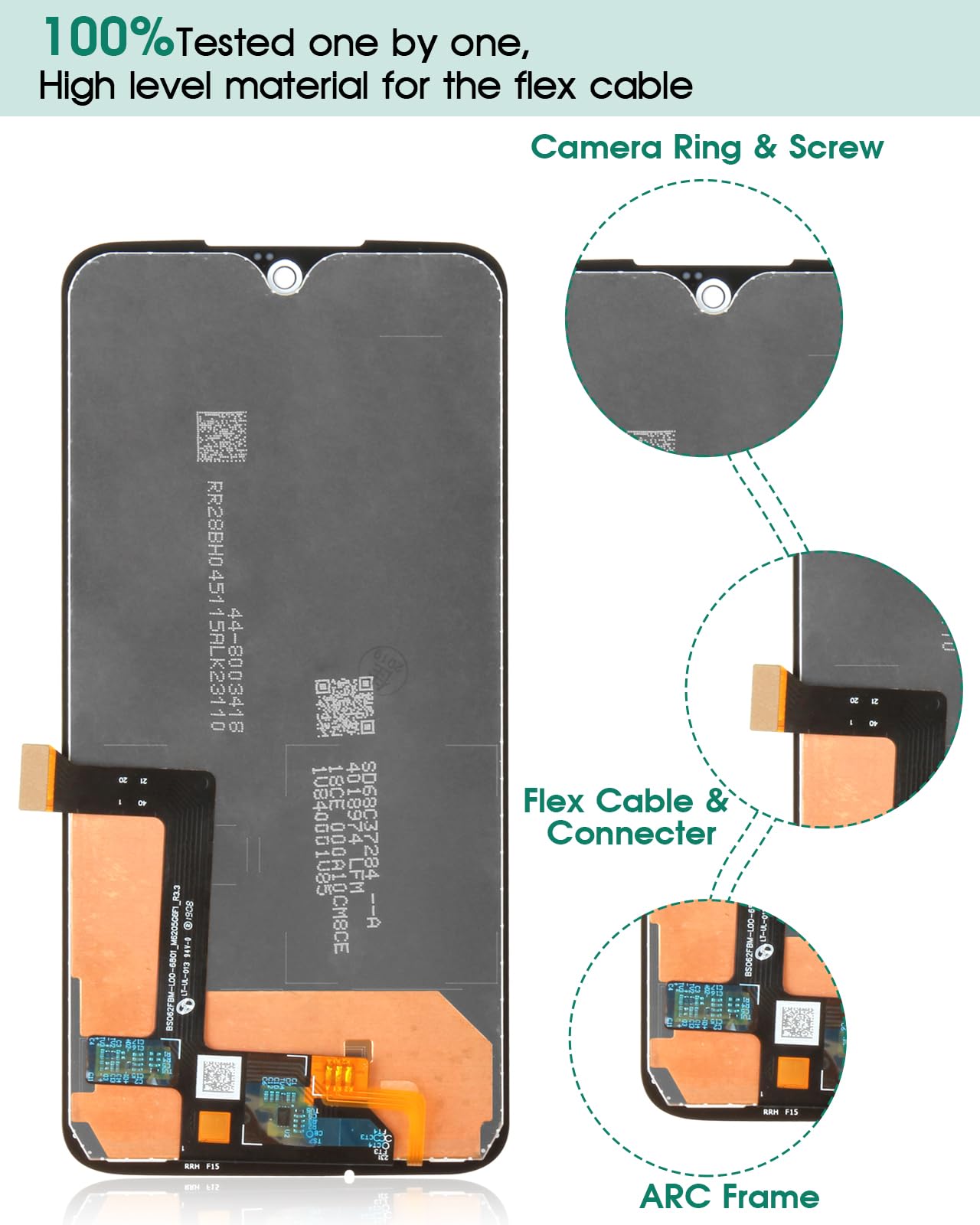 Amazon.com: for Moto G7 XT1962-1 Screen Replacement LCD Screen for